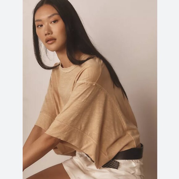 Brand New Pilcro Oversized Square-Sleeve Top - Picture 3 of 5